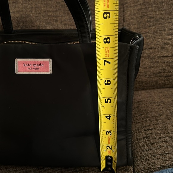 Pre-loved Kate Spade, black nylon, with shoulder or crossbody strap. - Picture 12 of 12